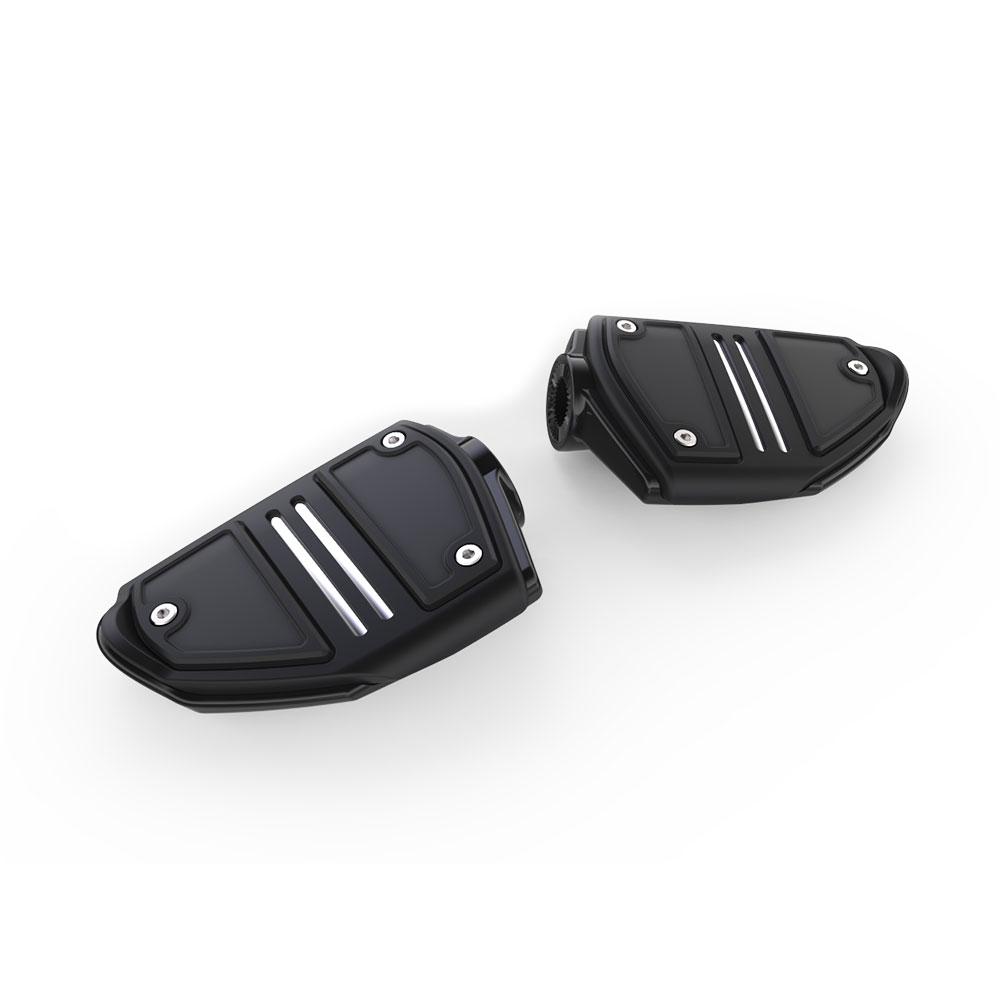 Ciro3D Highway Peg Mounts & Footrests Black / No Mount Twin Rail Footrests - For Harley Davidson®