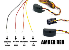 Alloy Art Indicators - 3-1 (Run, Brake & Indicators) Strut Light Kit 3 in 1 Indicator - Dyna 1991 - 2017