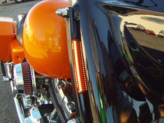 Alloy Art Indicators Front Indicator Strips for Road King