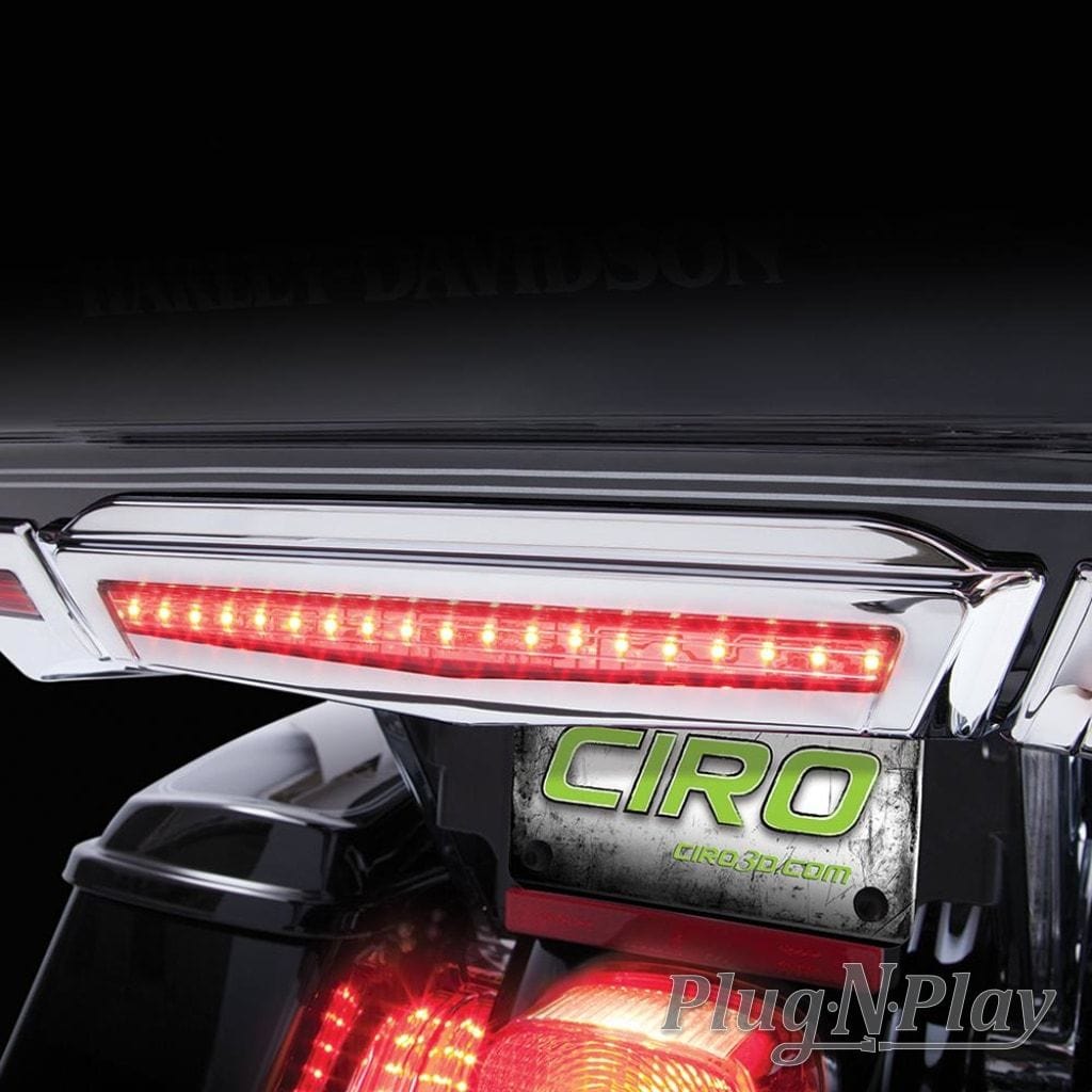 Ciro3D Brake & Tail Lights Center Run/Brake Light for Tour Pak