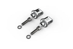 Ciro3D Highway Peg Mounts & Footrests Chrome Passenger Peg Adapters for Indian