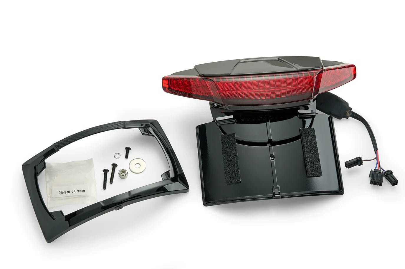 Ciro3D Indicators - 3-1 (Run, Brake & Indicators) Red / Black LATITUDE Tail Light with LIGHTSTRIKE™ for Ultra models