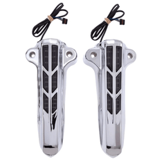 Ciro3D Indicators Chrome Forkini Lower Fork Leg Covers