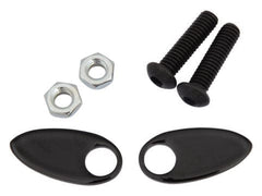 CycleVisions Indicator Accessories Black Fender Strut Block Off Turn Signal Blanking Plate Kit