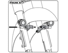 Denali Auxiliary/Driving Light Mounts Driving Light Mount - Select Honda Cruisers