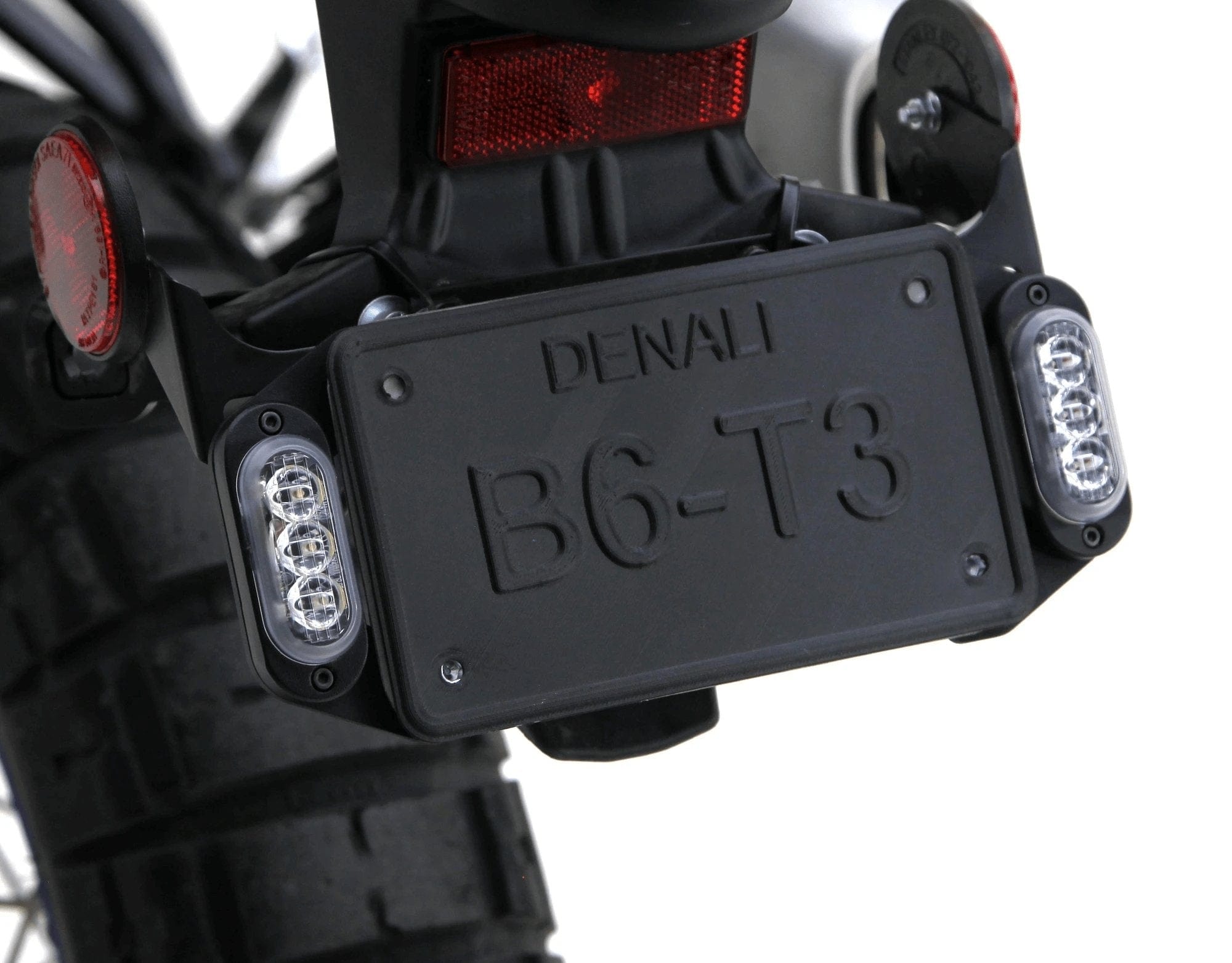Denali Auxiliary/Driving Light Mounts License Plate Mount - For T3 Signal Pods