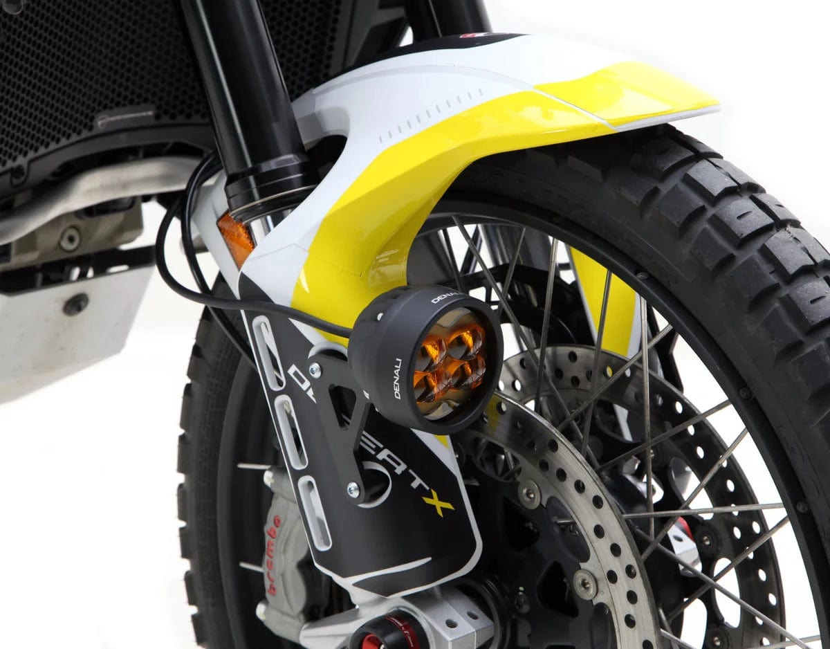 Denali Auxiliary/Driving Light Mounts Lower Driving Light Mount - Ducati DesertX