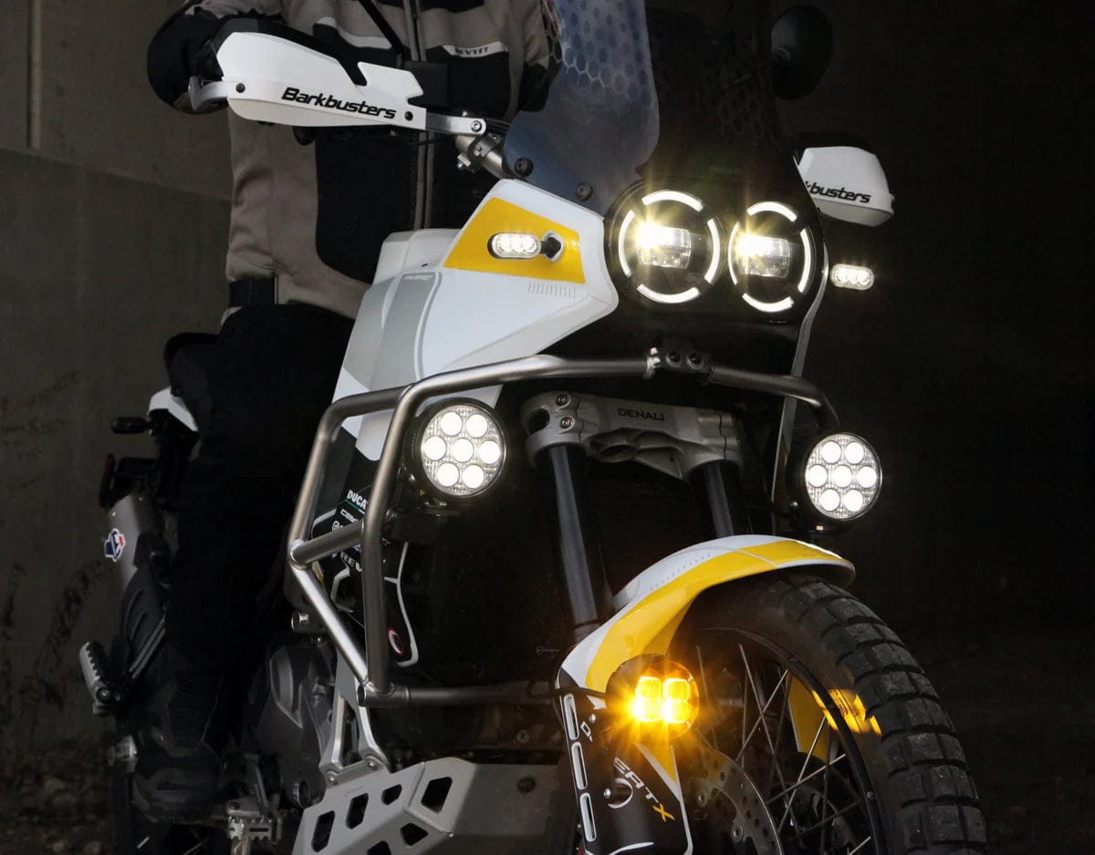 Denali Auxiliary/Driving Light Mounts Lower Driving Light Mount - Ducati DesertX