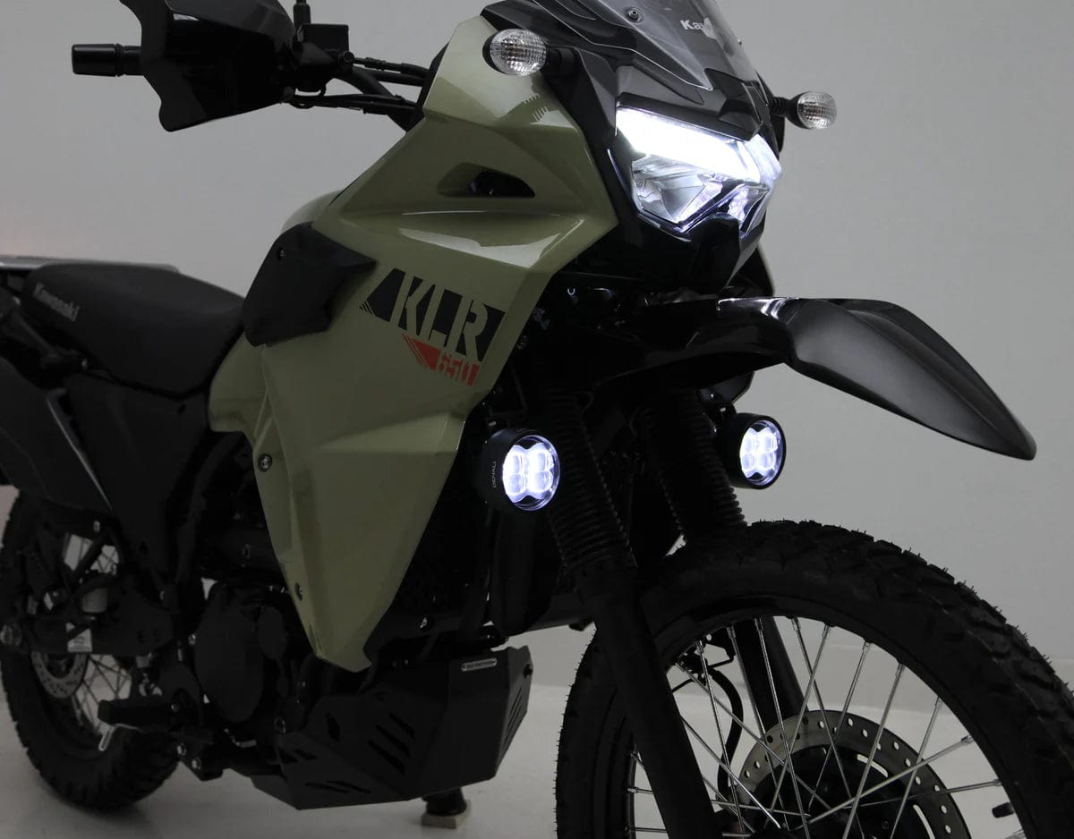 Denali Auxiliary/Driving Light Mounts Lower Driving Light Mount - Kawasaki KLR650