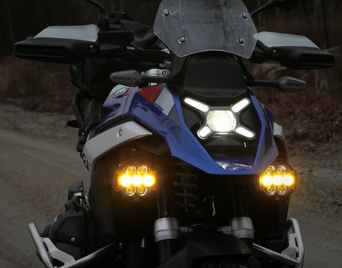 Xitomer Auxiliary Light Bracket For BMW R 1250 GS Adventure – 2019-2023, CNC Aluminum, Front Mount, Anodized Finish