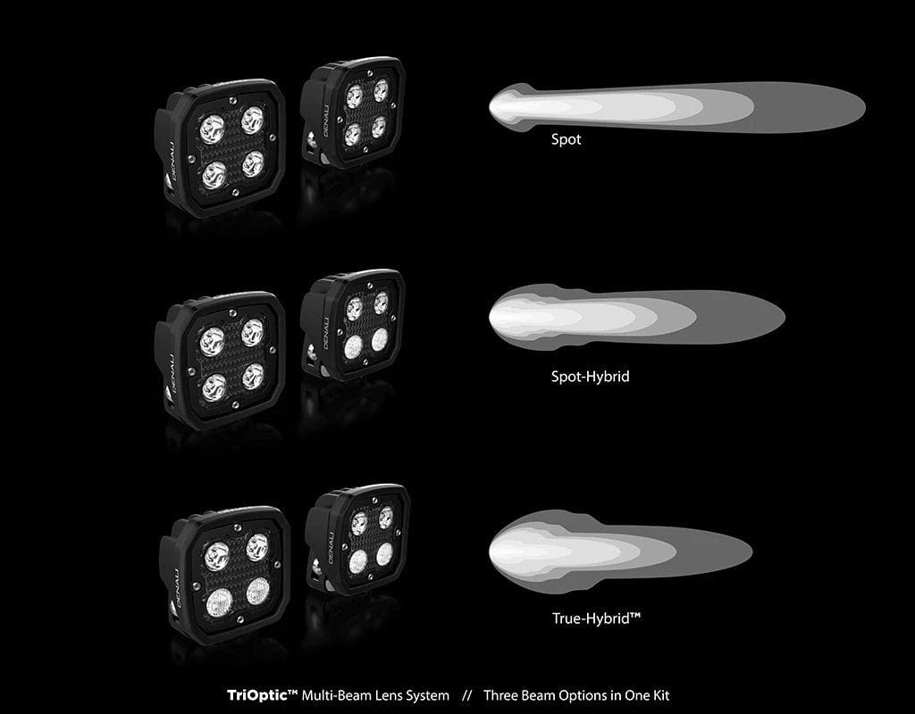 Denali Auxiliary/Driving Lights D4 LED Lights (Kit) with DataDim™ Technology