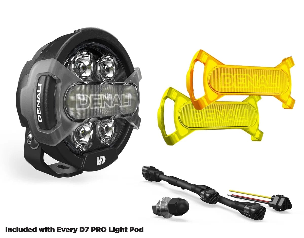 Denali Auxiliary/Driving Lights Denali D7 PRO Multi-Beam Driving Light Pod with Modular X-Lens System (Pair)