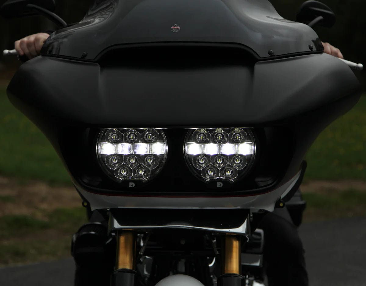 Denali Headlights D14 Destroyer LED Headlight Upgrade Kit - Harley-Davidson Road Glide