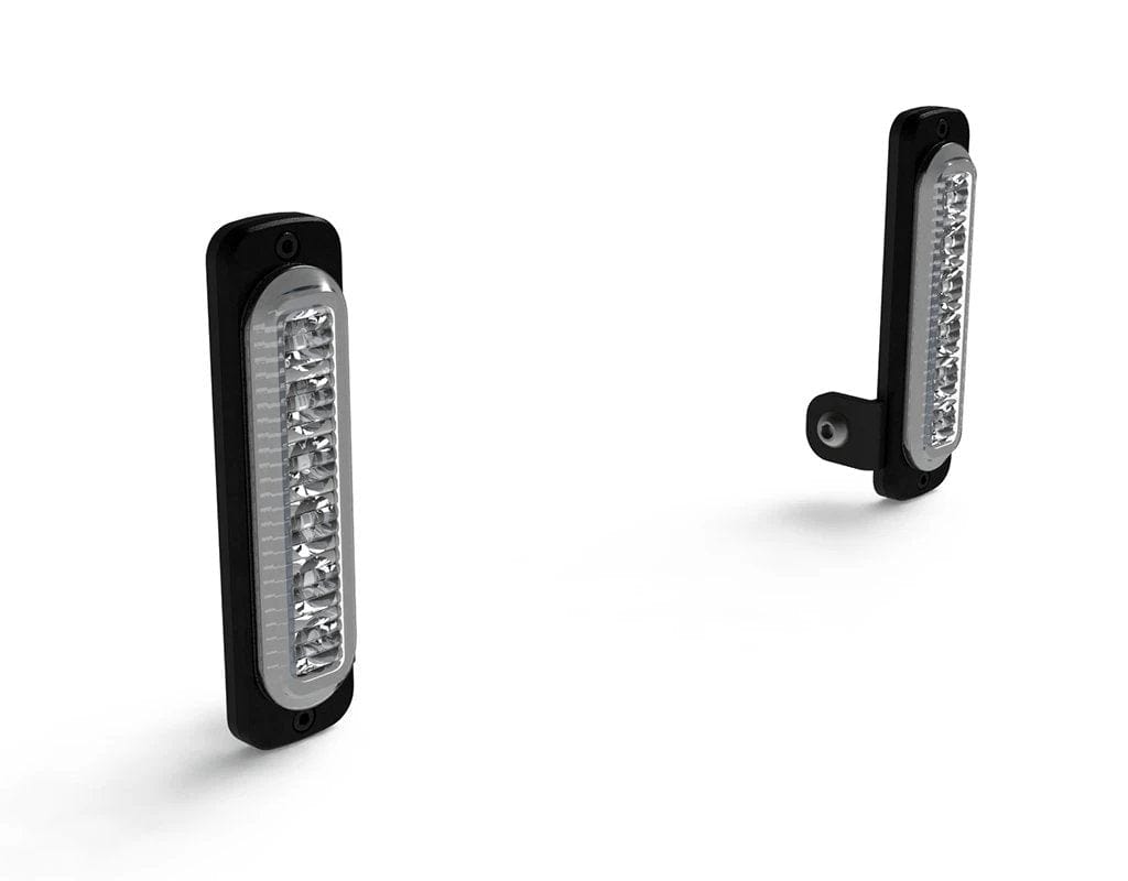 Denali Indicators - Daylight Running Light DRL Visibility Lighting Kit with Fender Mount - White or Amber (Pair)