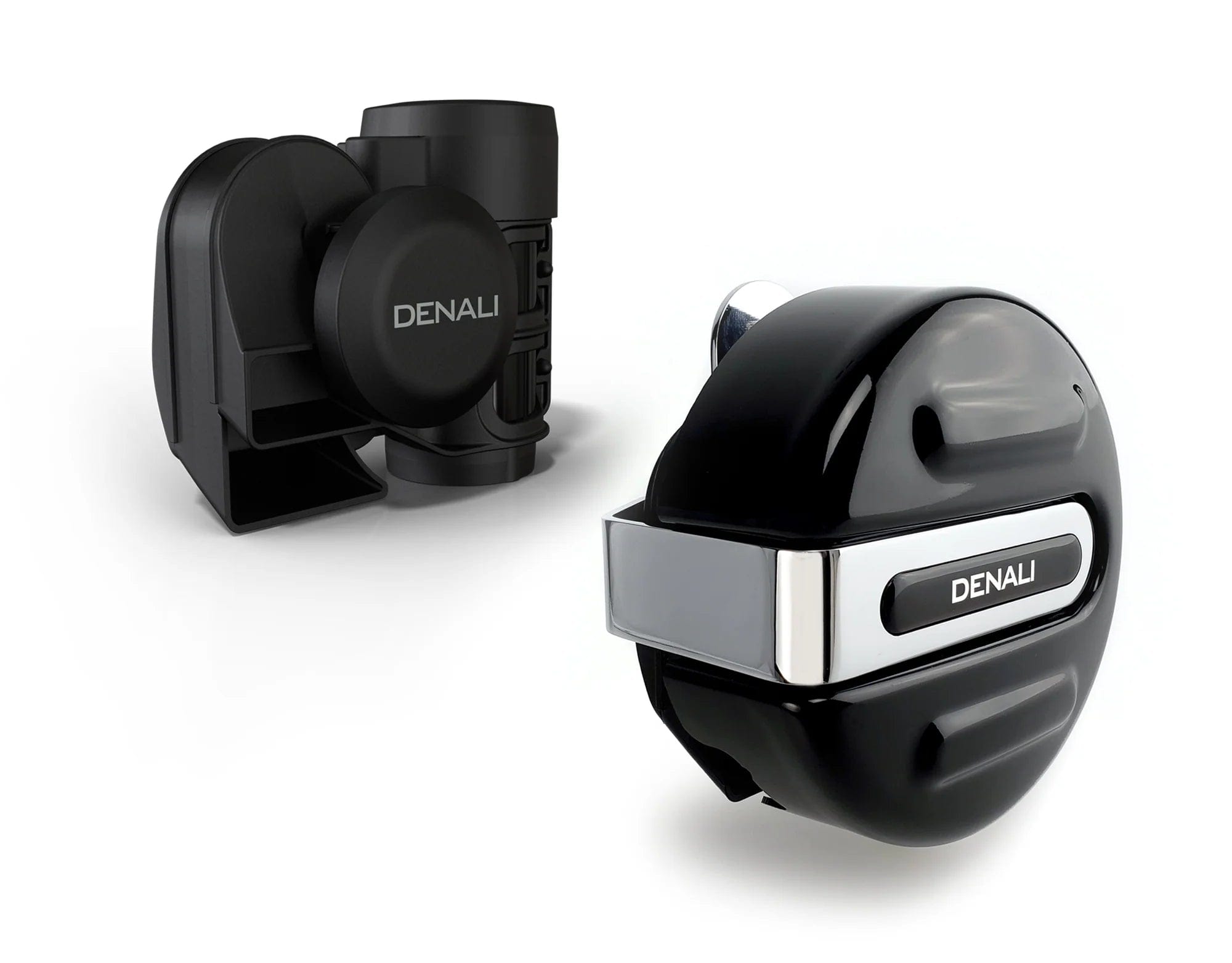 Denali SoundBomb Horns Chrome SoundBomb™ V-Twin Dual-Tone Air Horn with Cover