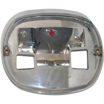 HogLights Australia Brake & Tail Lights Chrome Tail Light Baseplate Replacement for Harley-Davidson