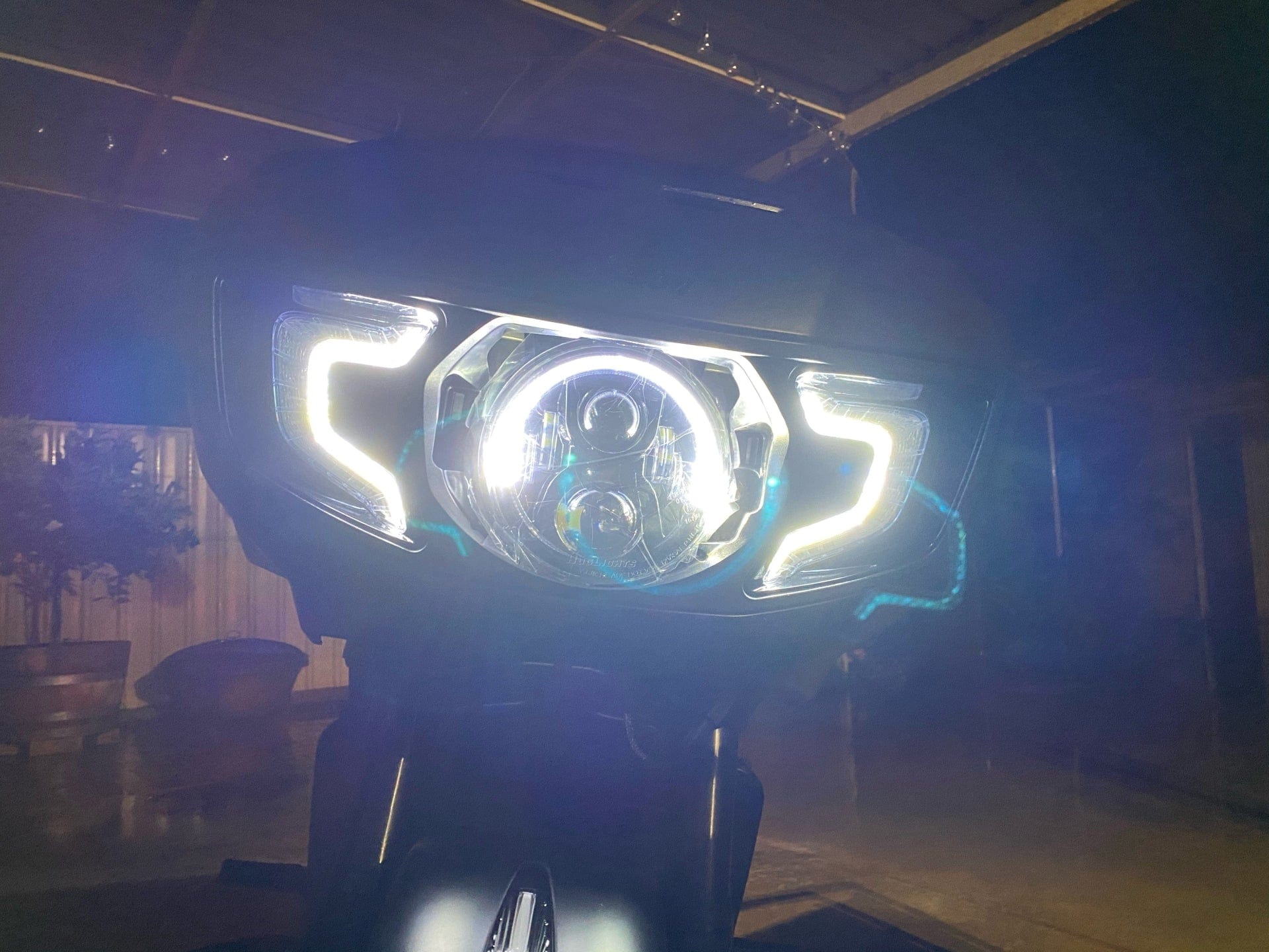 HogLights Australia Headlights 7" 80w Halo LED Headlight for Indian® 2020+ Models
