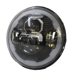 HogLights Australia Headlights 7" 90w LED Headlight with Halo