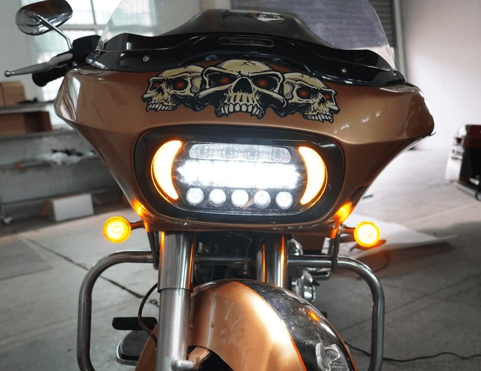 Harley Road Glide 04-13 LED Headlight Gen - Main Image
