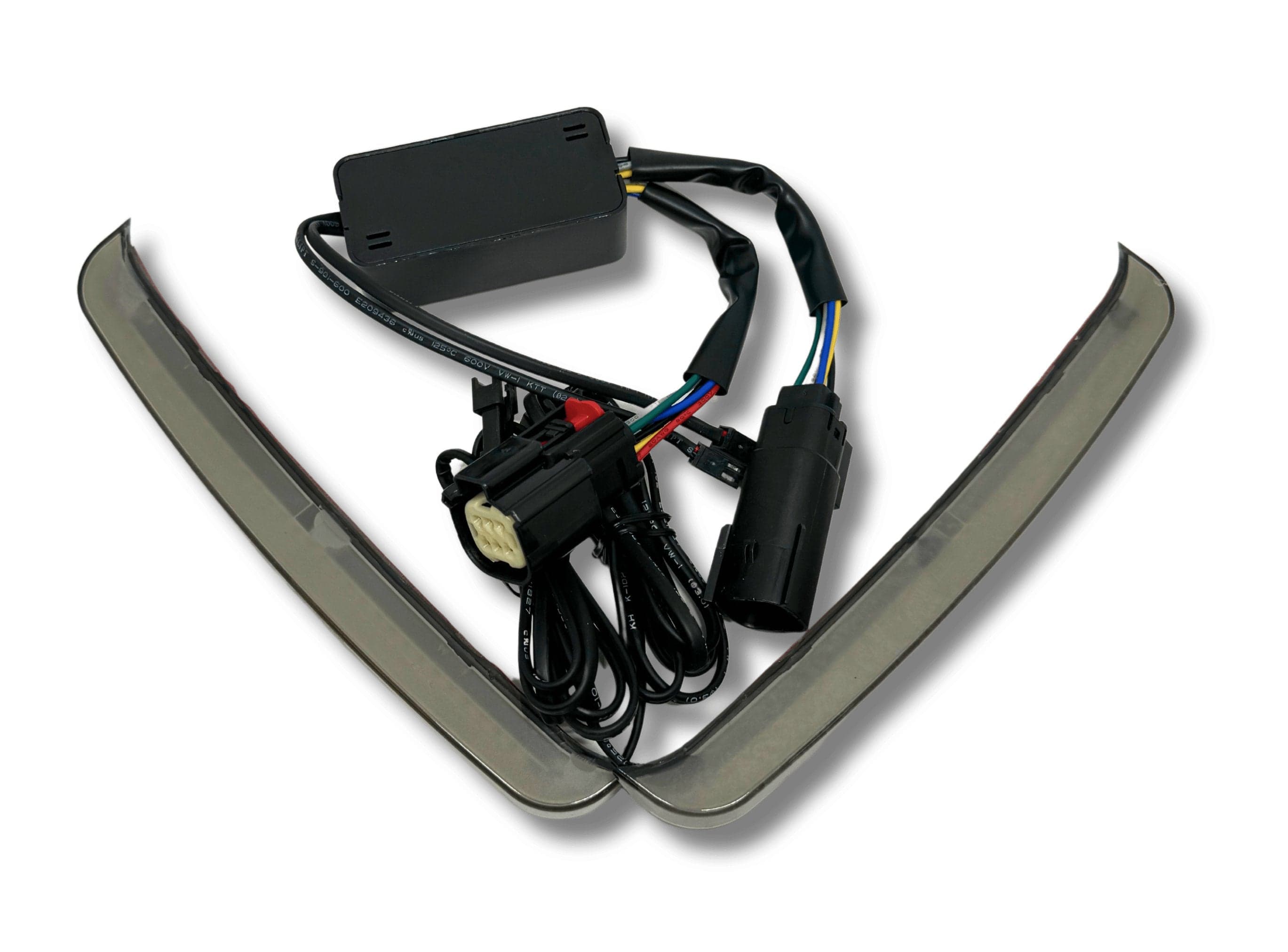 HogLights Australia Indicators - 3-1 (Run, Brake & Indicators) FusionFX Slimline Saddlebag Lights for Harley Davidson Tourers 2014-2023