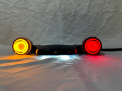 HogLights Australia Indicators - 3-1 (Run, Brake & Indicators) FusionFX Touring Turn Signal Light Bar with Smoke Lenses - Touring 2014+