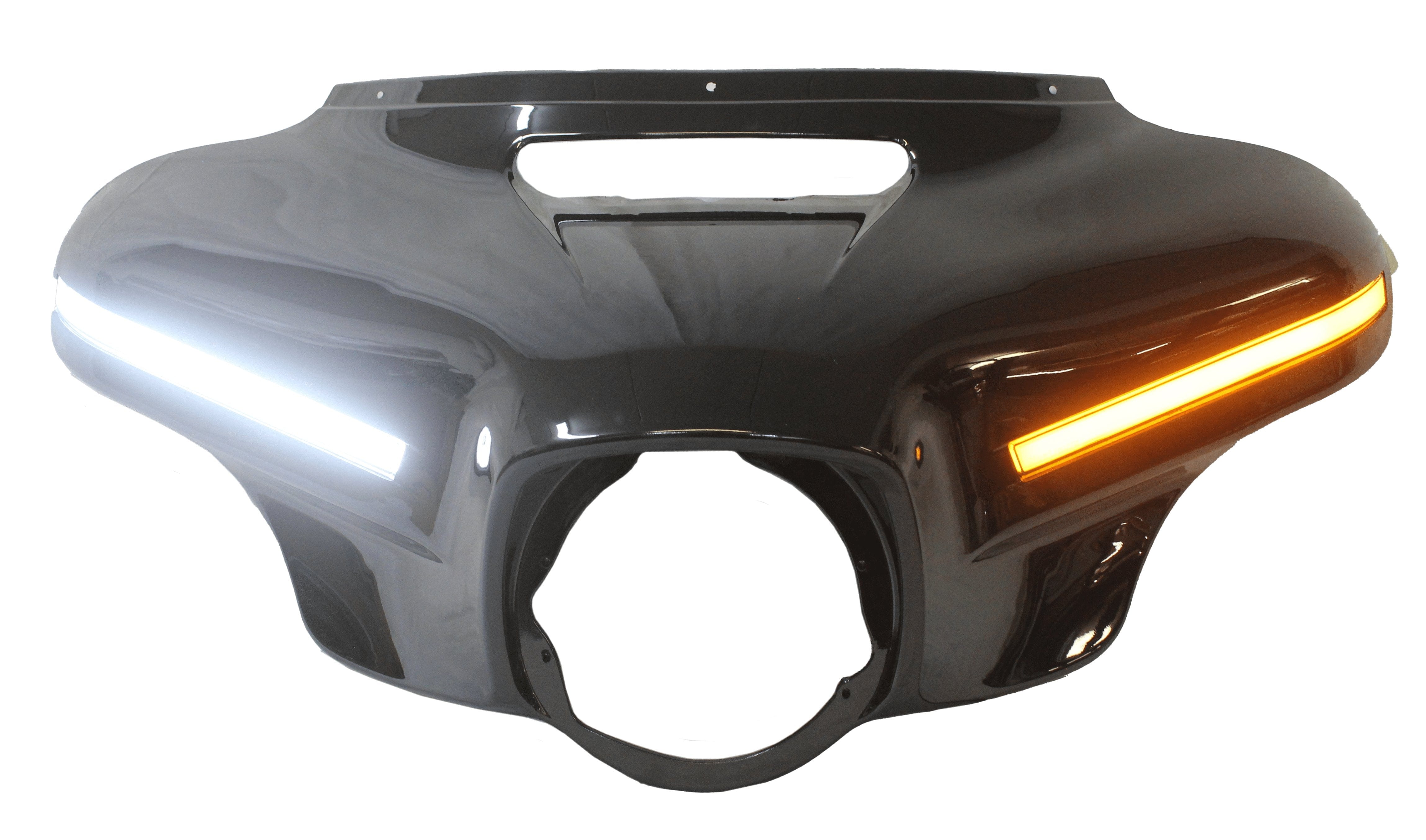 HogLights Australia Indicators - Daylight Running Light CVO™ Style Front Fairing with DRL for Harley Davidson Touring 2014-2024