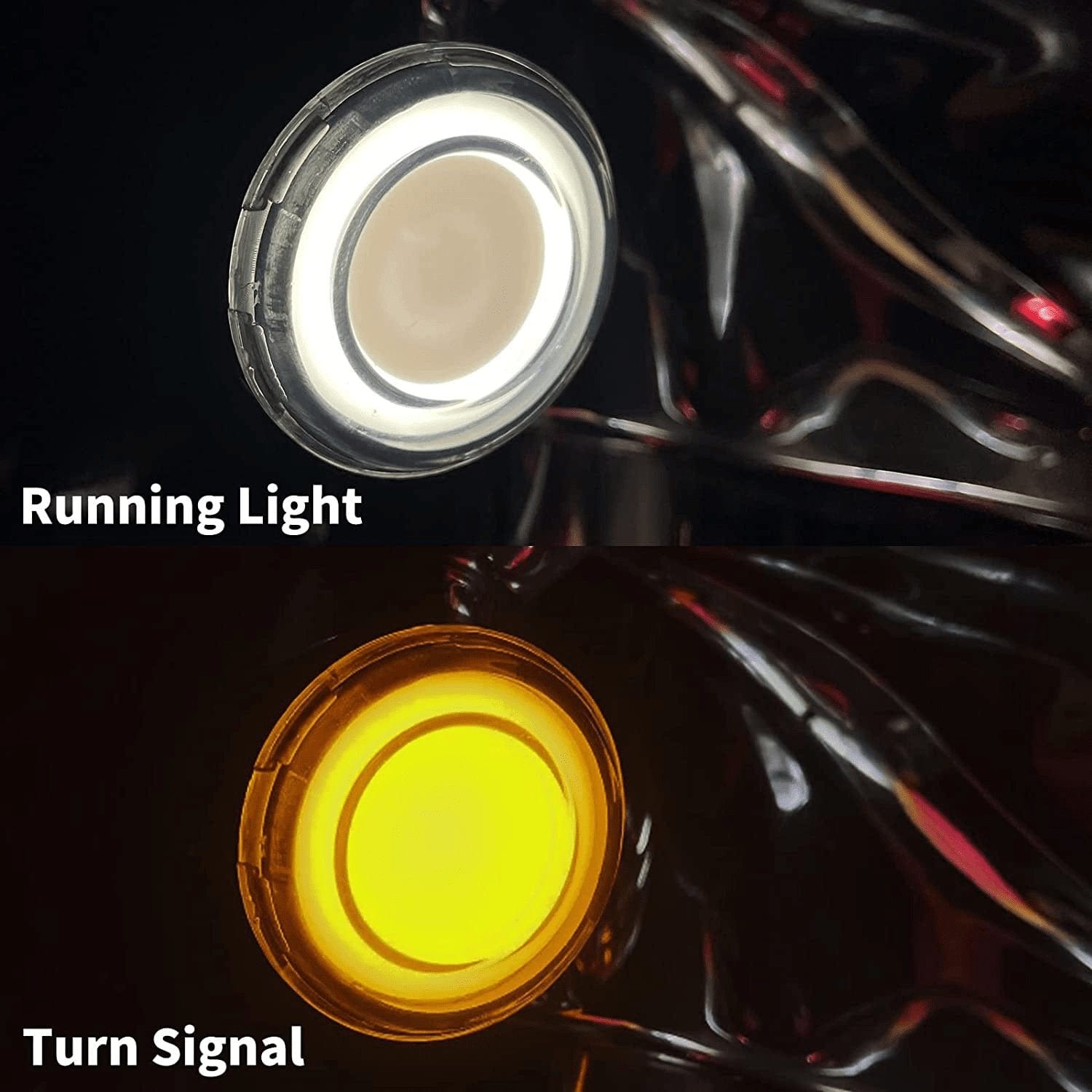 HogLights Australia Indicators - Daylight Running Light FusionFX DRL Indicator White/Amber with Smoke Lens