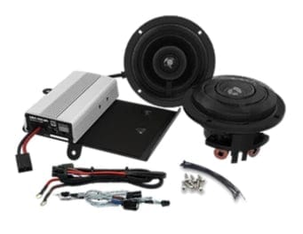 HogTunes Audio - Bundles Wild Boar WBASG KIT.2R 400 Watt Amp/Speaker Kit - 2014 up Street Glide Models