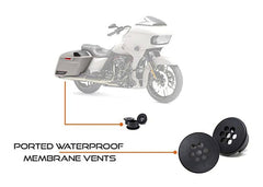 Soundstream Audio - Speakers Soundstream Powered Subwoofer Fits 2014+ Harley Davidson® Touring Motorcycles