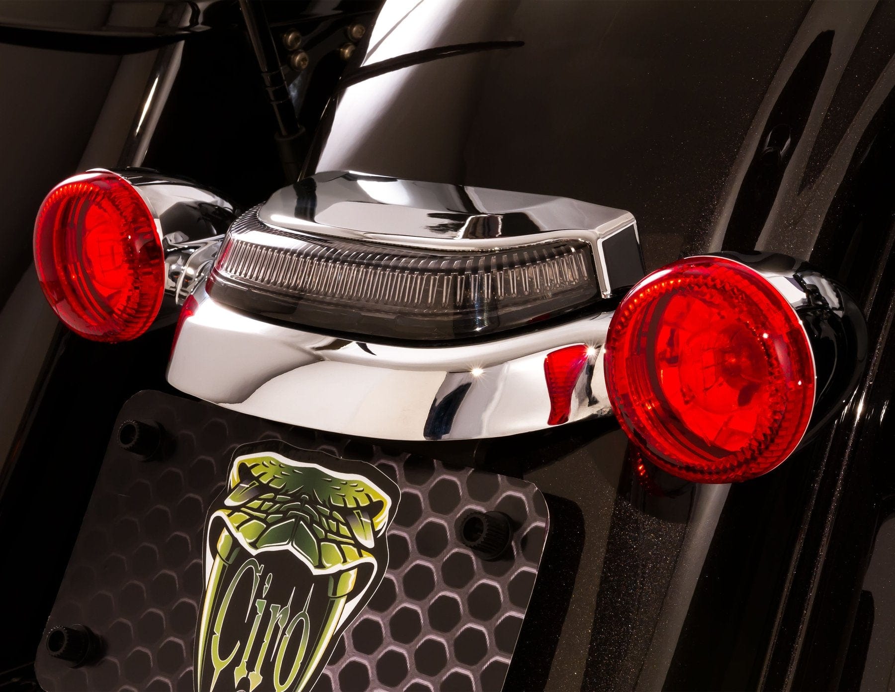 Ciro3D Brake & Tail Lights Crown Tail Light with Lightstrike Technology™