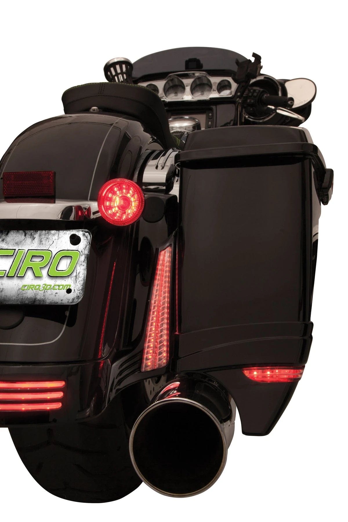 Ciro3D Indicators - 3-1 (Run, Brake & Indicators) Filler Panel Lights For Street/Road Glide