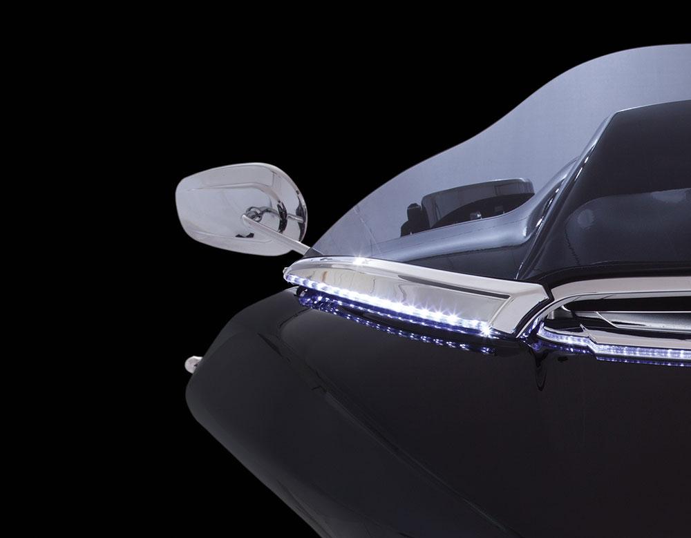 Indicators - Horizon LED Windshield Trim - Road Glide