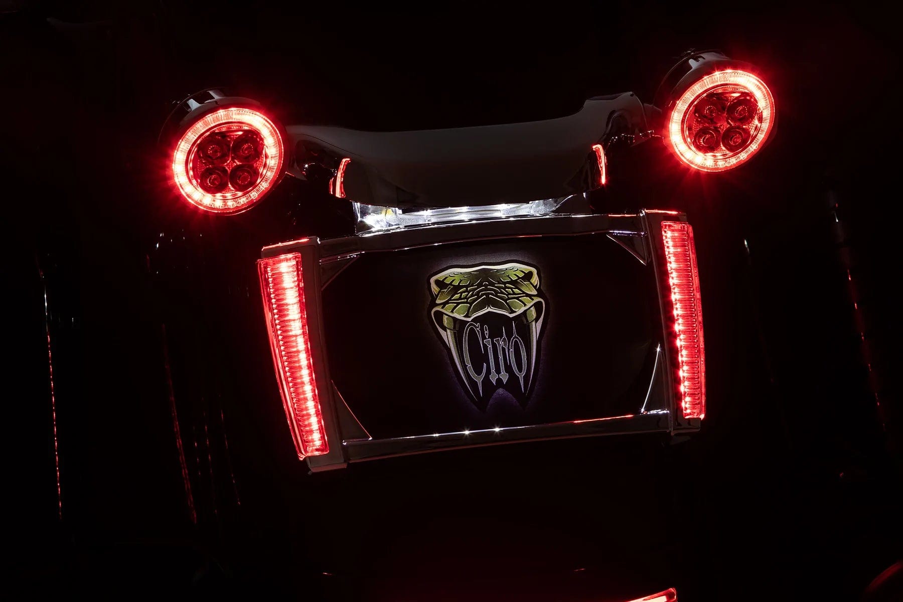 Lighted 2024 tag frame