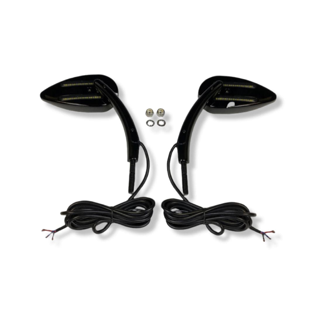 Dynamic LED Mirrors – Amber/White | HogLights