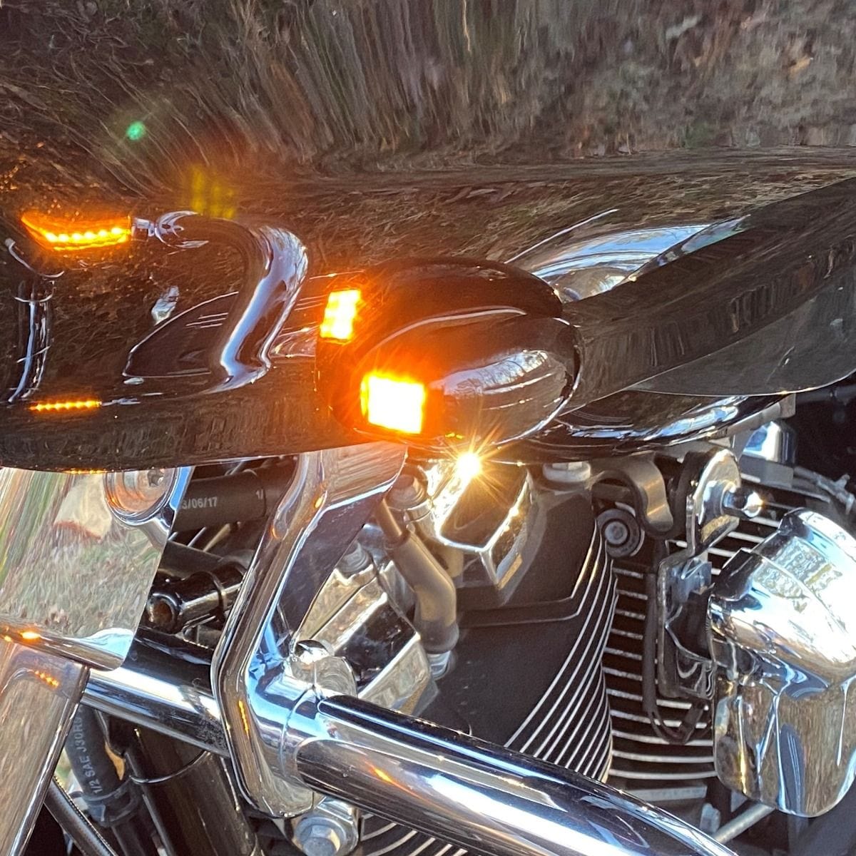 Custom Dynamics Indicators - Daylight Running Light Probeam® Low Profile LED Front Turn Signals for 2015+ Road Glide