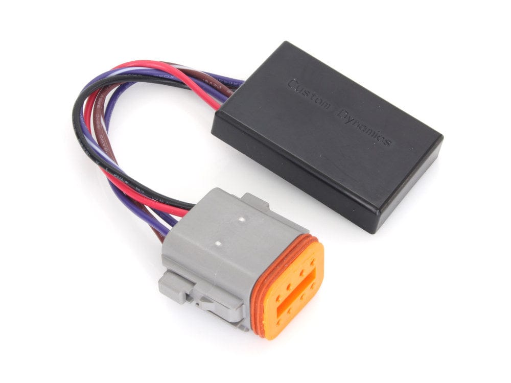 Custom Dynamics Load Equalisers Plug-N-Play ATS Self Cancelling Turn Signal Module. Fits Touring & Sportster 1994-1995 With Female Plug