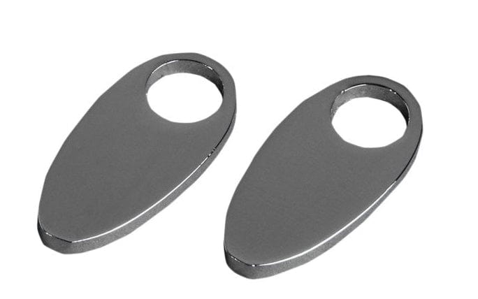 CycleVisions Indicator Accessories Chrome Fender Strut Block Off Turn Signal Blanking Plates