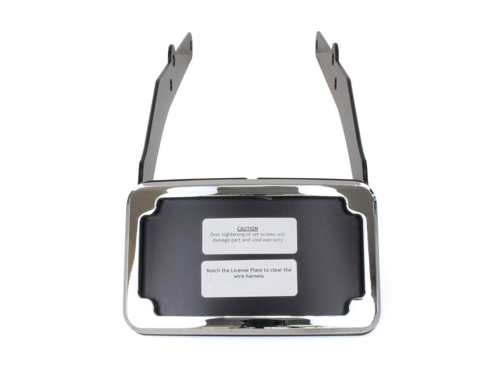 CycleVisions Tail Tidies Chrome Tail Tidy Fender Eliminator Kit – with Number Plate Light Only - Fits Softail Street Bob & Slim 2018 up & Standard 2020 up