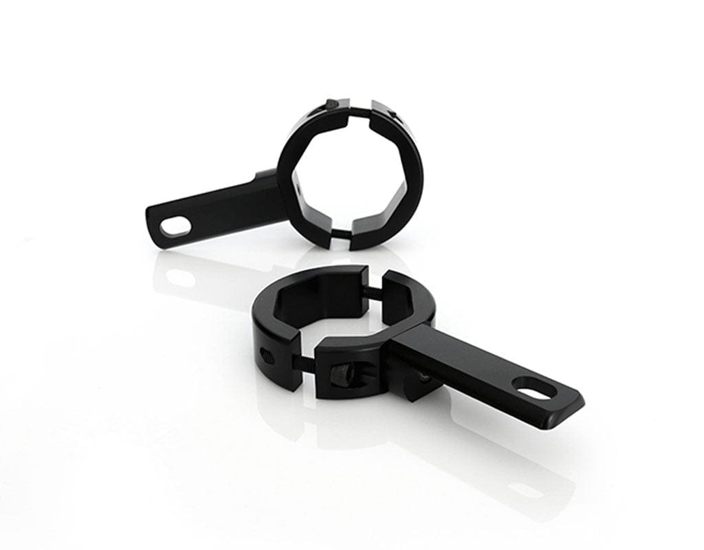Denali Auxiliary/Driving Light Mounts Black Driving Light Mount - Articulating Bar Clamp 39mm-49mm