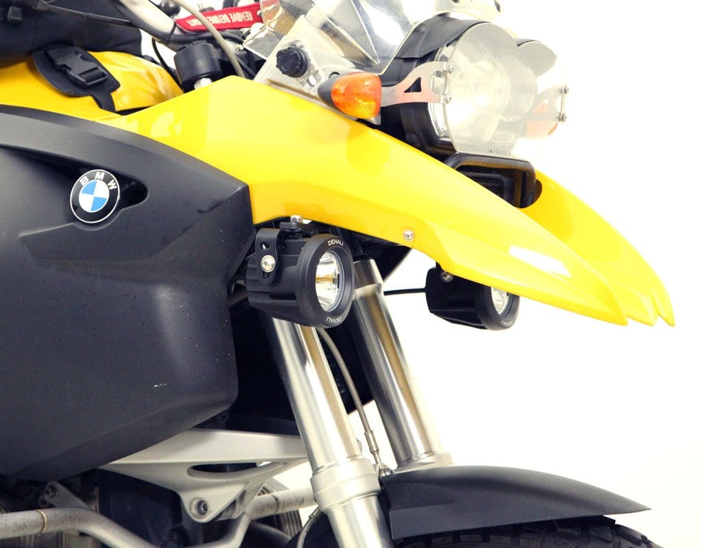 Denali Auxiliary/Driving Light Mounts Driving Light Mount - BMW R1200GS '04-'12 & R1200GSA '05-'13