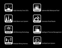 Denali Auxiliary/Driving Lights D4 LED Lights (Kit) with DataDim™ Technology