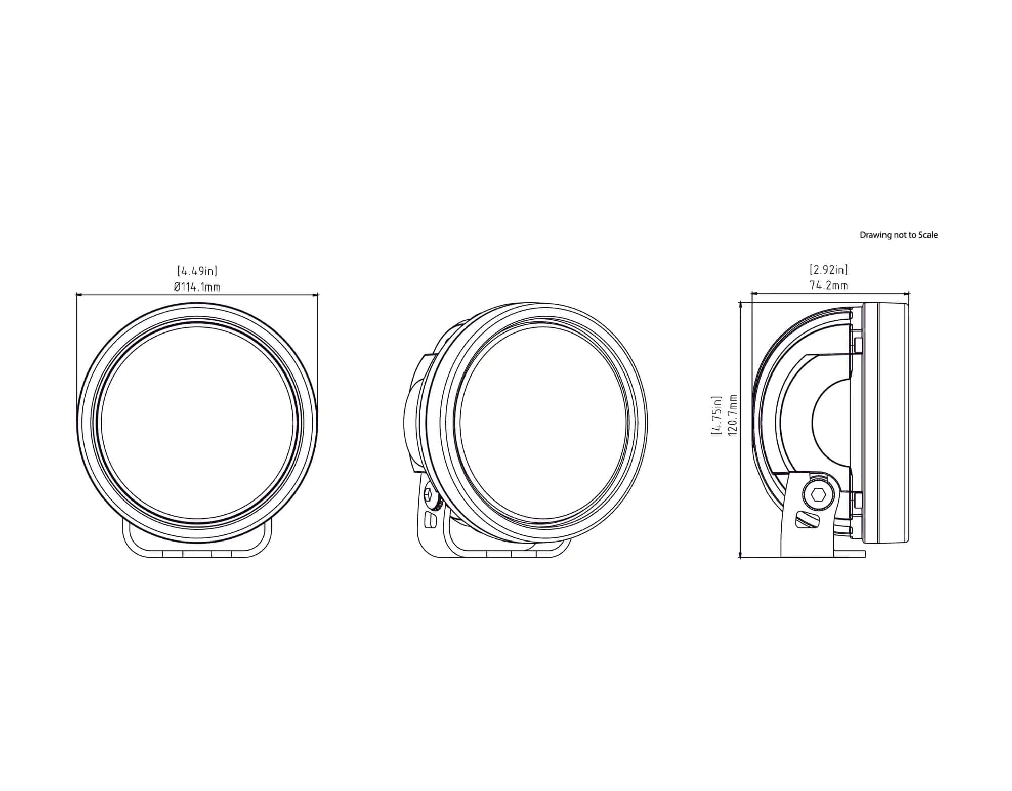 Denali Auxiliary/Driving Lights D7 LED Light Pods (Pair) with DataDim™ Technology