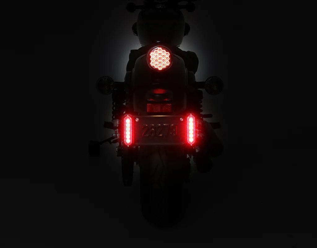 Denali Brake & Tail Lights B6 LED Brake Light Visibility Pod - Red