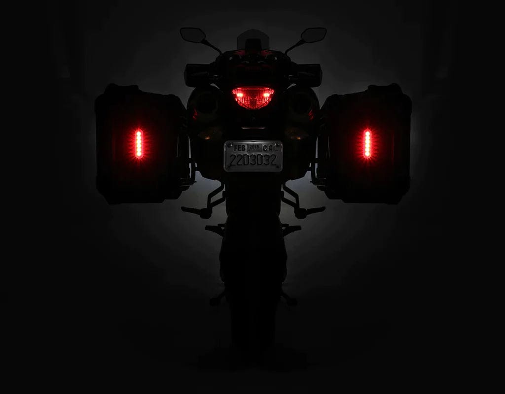 Denali Brake & Tail Lights Dual B6 LED Brake Light Visibility Pods - Red