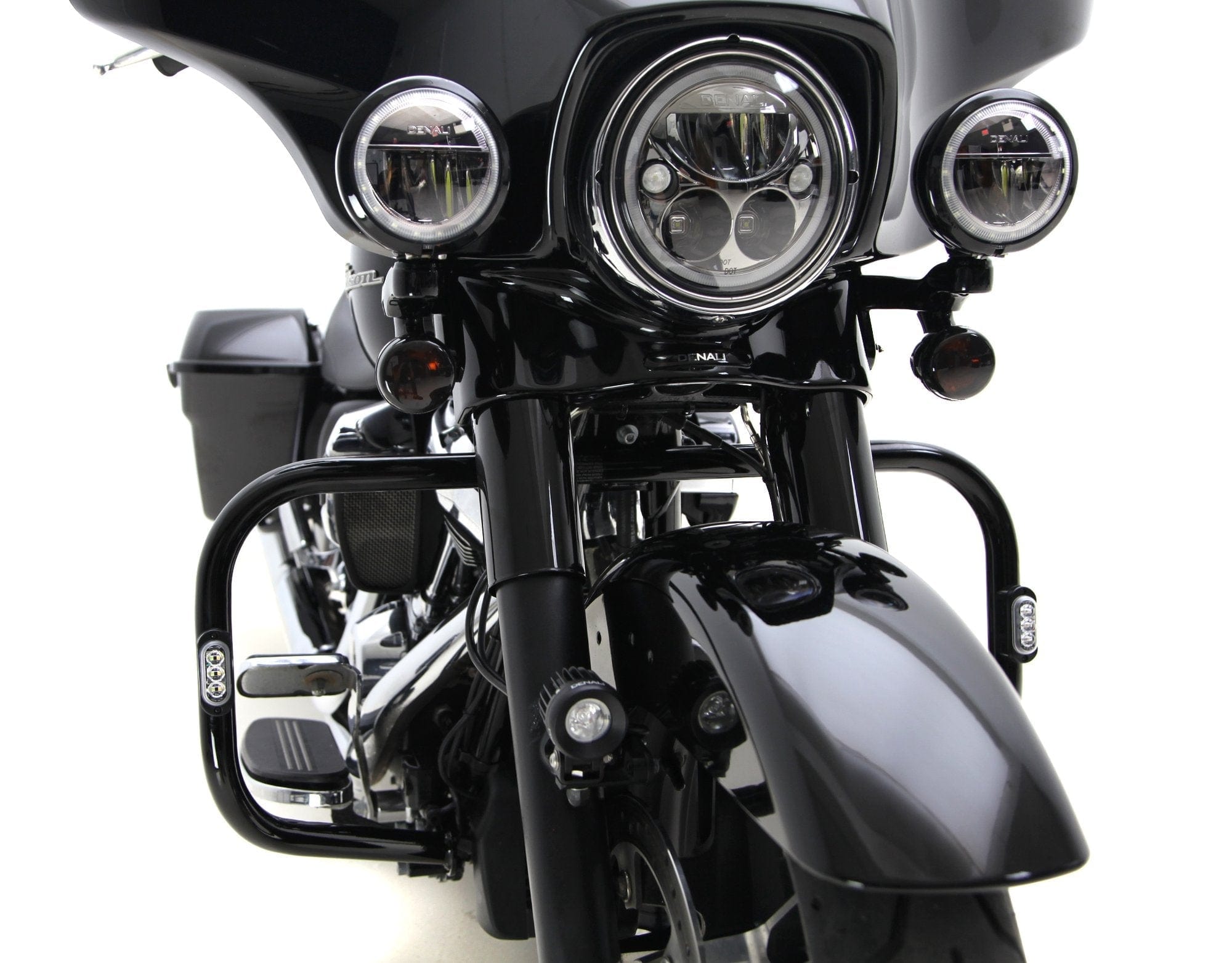 Denali Brake & Tail Lights Plug-&-Play Front T3 Kit for Harley-Davidson Touring Models