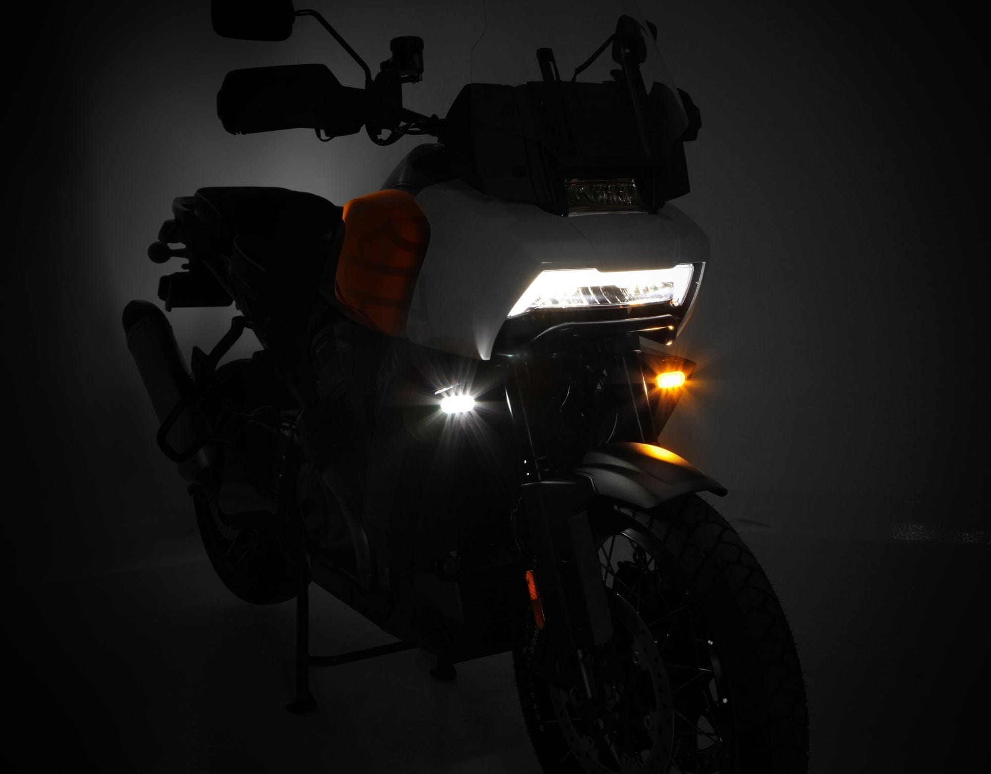 Denali Brake & Tail Lights Plug-&-Play Front T3 Turn Signal Upgrade Kit for Harley-Davidson Pan America 1250
