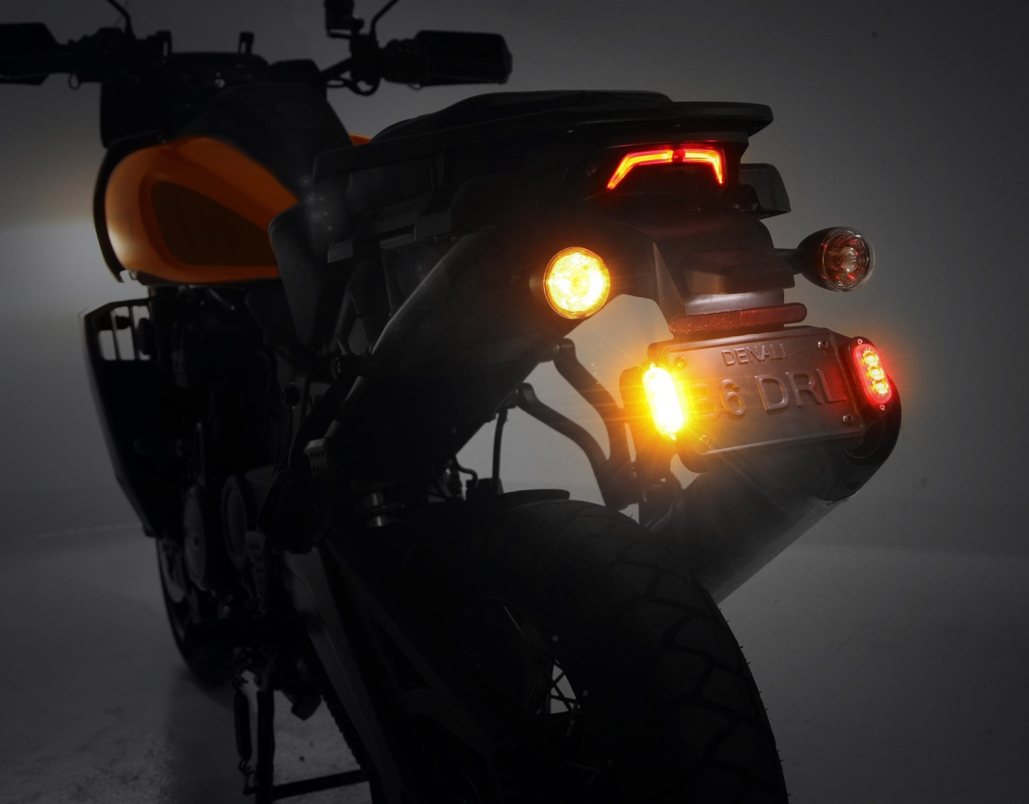 Denali Brake & Tail Lights Plug-&-Play Rear T3 Turn Signal License Plate Kit for Harley-Davidson Pan America 1250