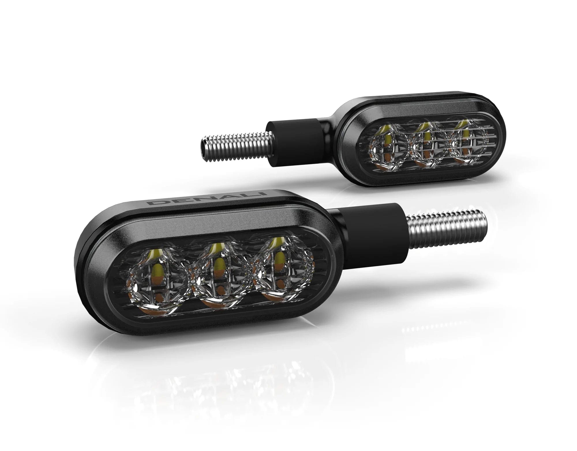 Denali Indicators - Daylight Running Light T3 Switchback M8 LED Turn Signals - Front