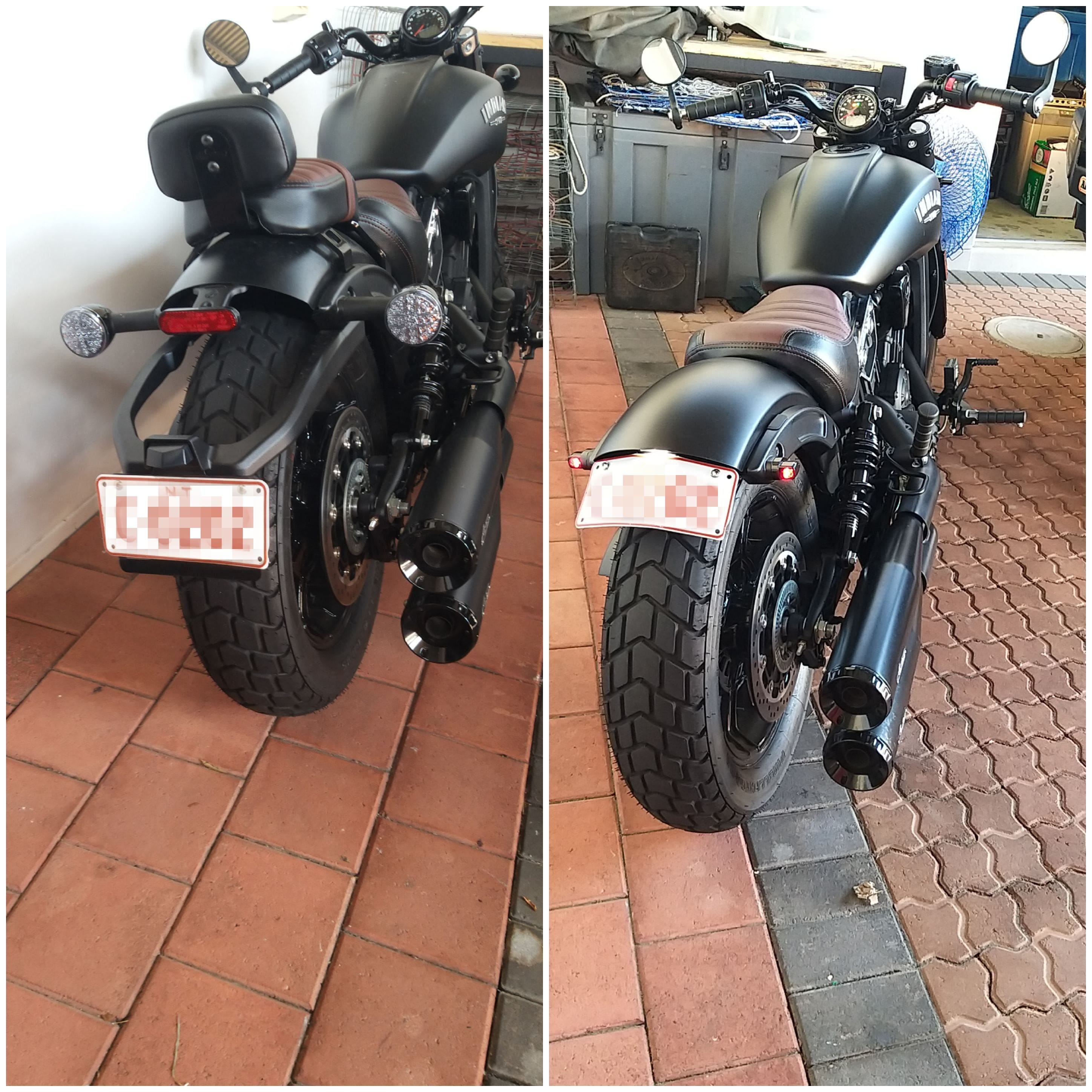 Mini D16 Rear 3-in-1 Indicators for Scout Models | HogLights