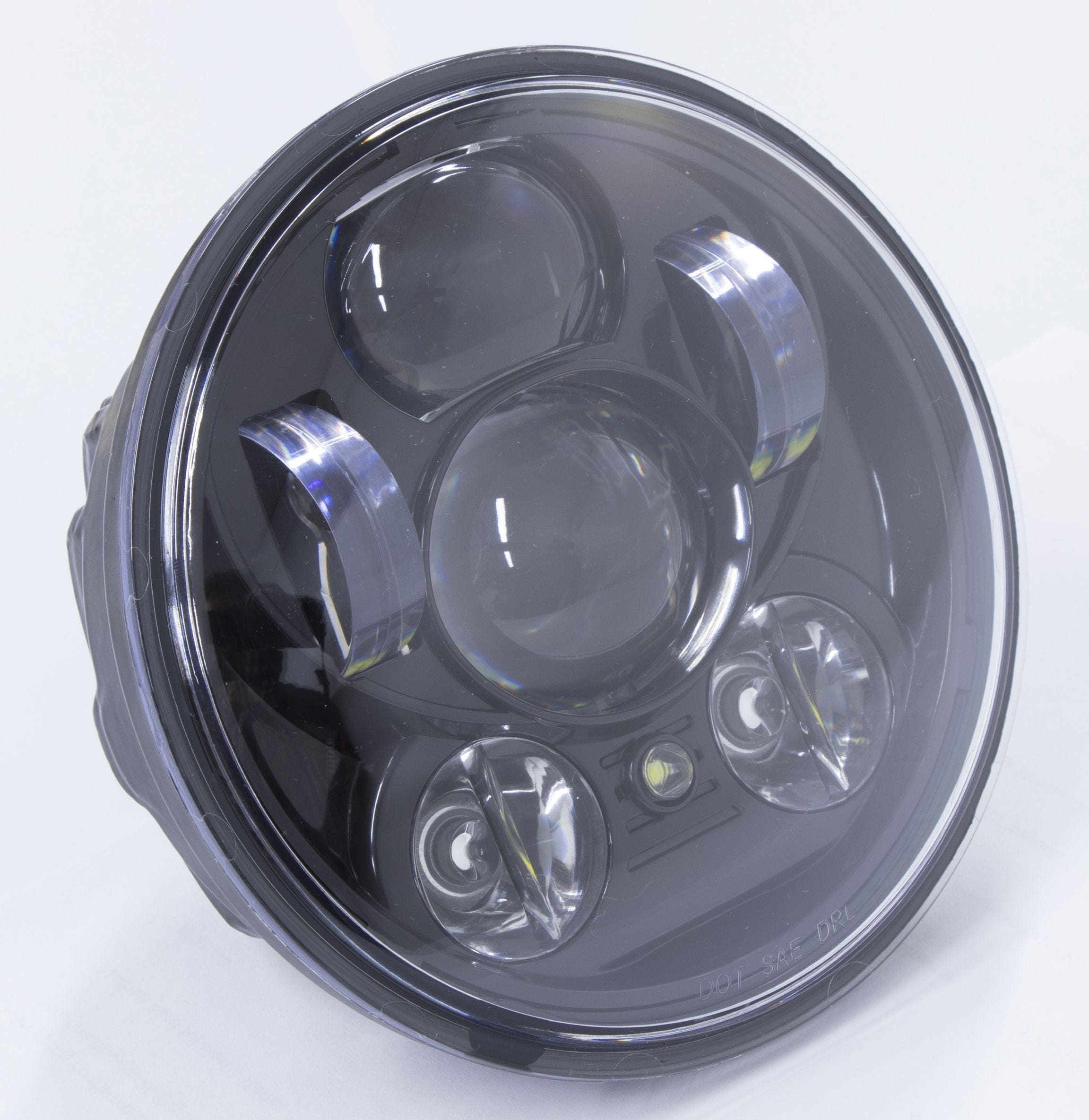 HogLights Australia Headlights Black 5.75" 50w HogLight - Indian Scout & Street 500